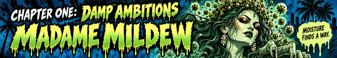 Chapter One: Damp Ambitions — title strip